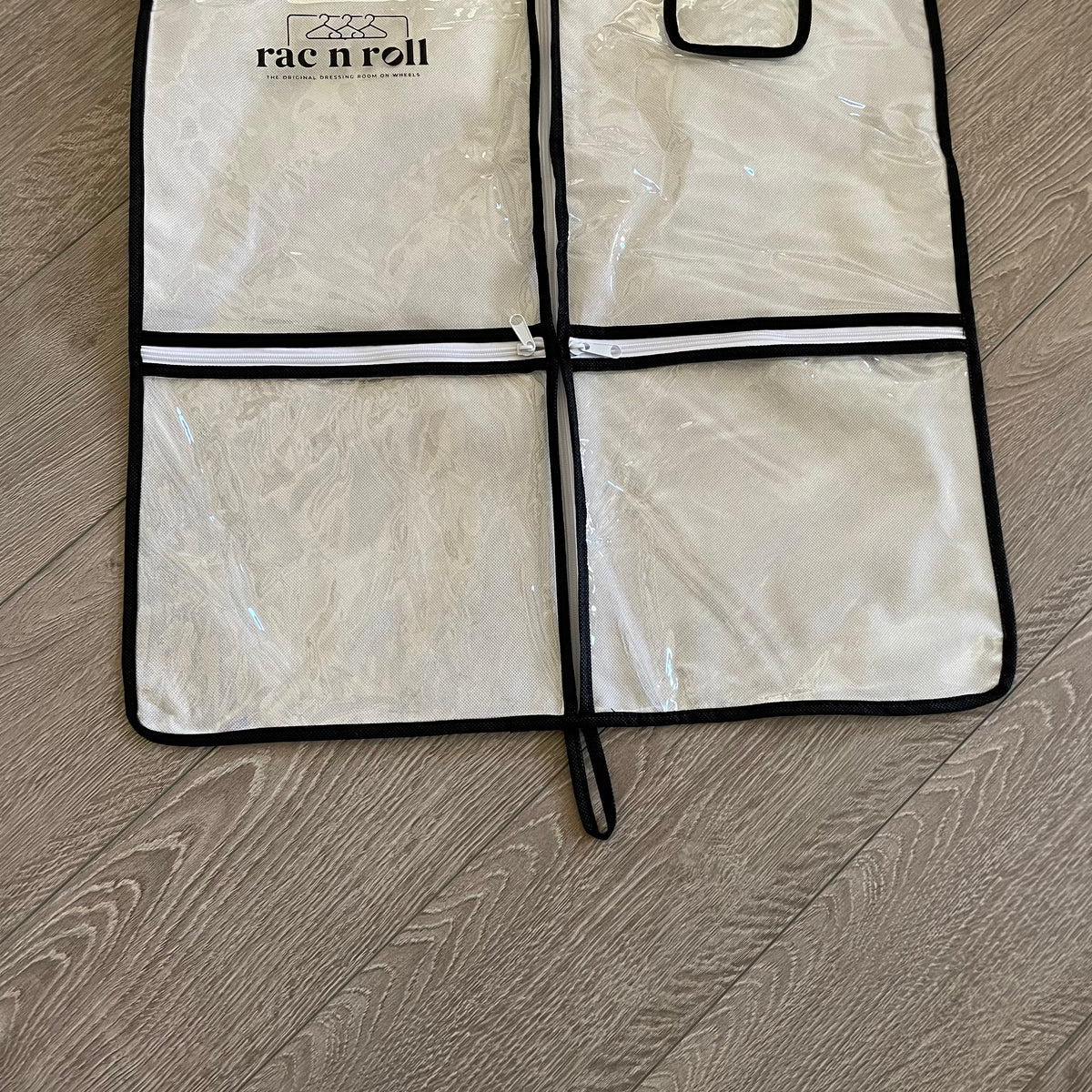 rac n roll, Short Regular Half Clear Half Woven Garment Bag Dancewear