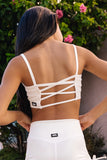 Tiger Friday, Ambition Crop Top in Ivory White, AXS Women's 0/2 - Final Sale