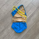AA Dance, Miami Beach Leotard in Yellow Blue, CL 