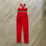 AA Dance, Riviera Top and Pants Set in Red, CM