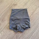 Balera Dancewear, High Waist Bootie Shorts in Grey. Girls Active wear