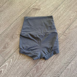Balera, High Waist Bootie Shorts in Grey,