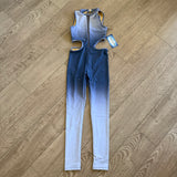 Double Platinum, Dance Costume Base Unitard in Periwinkle Blue