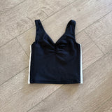 Five Dancewear, Adorn Tank Top in Black White, YL