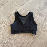 Five Dancewear, Airbrush Racer Back Bra in Black, Girl's active wear