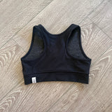 Five Dancewear, Airbrush Racer Back Bra in Black, YL 