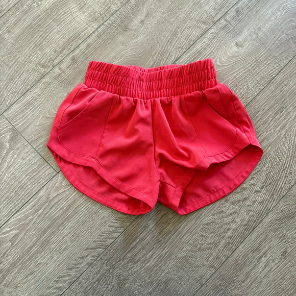 Five Dancewear, Athletic Shorts in Orange Red, YL