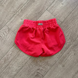 Five Dancewear, Athletic Shorts in Orange Red, YL back