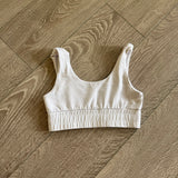 Five Dancewear, Brooklyn Bra Crop Top in White, YL