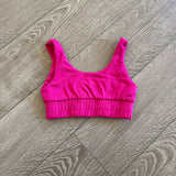 Five Dancewear, Brooklyn Bra crop top in Hot Pink, YL 
