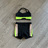 Five Dancewear, Crop Top and Shorts Set Girls Activewear