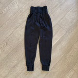 Five Dancewear, Mesh Detail Jogger Pants with Pockets in Black, YM