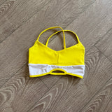 Five Dancewear, Motiv8 Bra Crop Top in Yellow White, AXS