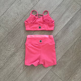 Five The Label, Offline Bra and Everyday Hybrid Short in Pink,