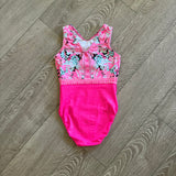 GK Elite, Resilient Floral Tank Leotard Leotard in Pink, CL 