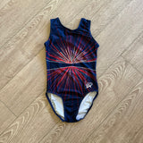 GK Elite, Simone Biles Sunrise Navy Gymnastics Leotard, CL 