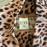 Five Dancewear, Everyday Bike Shorts in Leopard, YXL Child 10