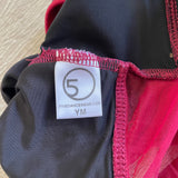 Five Dancewear, Mesh Back Manhattan Leotard in Wine Red, YM 5/6 - Final Sale