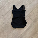 Purple Pixies, Mesh Back Fifi Leotard in Black, CS Child 6/7 - Final Sale