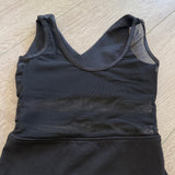 Purple Pixies, Mesh Back Fifi Leotard in Black, CS Child 6/7 - Final Sale