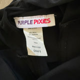 Purple Pixies, Mesh Back Fifi Leotard in Black, CS Child 6/7 - Final Sale