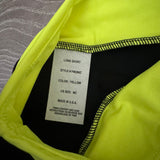 Anika, Color Block Bike Shorts in Black and Neon Yellow, Child 8/10