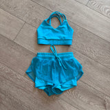 Purple Pixies, Fame Shorts in Electric Blue, CS Child 6/7 - Final Sale