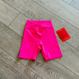 Tiger Friday, Hot Cross Triker Shorts in Hot Pink, CM Child 6/8