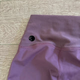 Five Dancewear, Ribbed Top Leggings in Lavender Purple, Child 10/12 - Final Sale