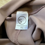 Five Dancewear, Mesh Detail Leggings in Mauve Purple, YL Child 7/8 - Final Sale