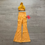 Tiger Friday, Hippie Bell Flares in Sunset Yellow, CM Child 6/8