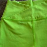 Tiger Friday, Hot Cross Shorties in Fiji Neon Green, CXL Child 10/12 - Final Sale