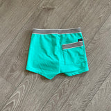 Cove Danceweaar, Striped Trim Mint Gym Shorts, CS Child 6/7