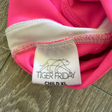 Tiger Friday, A-List Shorties in Malibu Pink White, CXL Child 10/12 - Final Sale