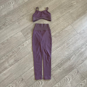 Five Dancewear, Crop Top and Leggings Set in Soft Purple, YM 5/6