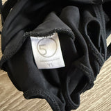 Five Dancewear, Unique Back Leotard in Black, Child 6/7 - Final Sale