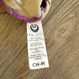 Ilogear, Low Back Mesh Detail Leotard in Plum Purple, CM Child 6/7 - Final Sale