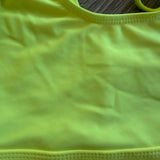 Kandi Kouture, Crop Top and Shorts Set in Neon Yellow, CL Child 7/8 - Final Sale