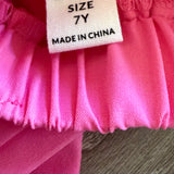 Pocket Cargo Hip Hop Jogger Pants in Pink with Black Trim, Child 7