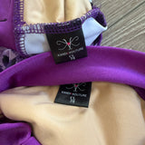Kandi Kouture, Cheetah Leopard Ruffle Set in Purple, CL Child 7/8