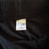 Five Dancewear, Wide Leg Pants in Black, YM Child 5/6 - Final Sale