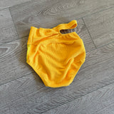 Carissa's Tutu, Ribbed Breakaway Brief in Yellow, Child 8