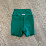 Five Dancewear, Forest Green Biker Shorts, YXL Child 10 - Final Sale