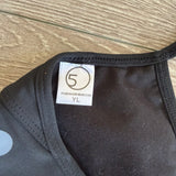 Five Dancewear, Boss Bra in Black, YL Child 7/8 - Final Sale