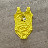 Sequin Unicorn Leotard in Yellow, Child 7 - Final Sale