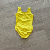 Sequin Unicorn Leotard in Yellow, Child 7 - Final Sale