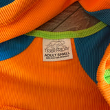 Tiger Friday, Vision Crop Top in Astro Orange Blue, AS Women's 2/4
