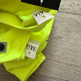 Five Dancewear, Bold and Free Top and Everyday Shorts in Highlighter Yellow, YL Child 7/8