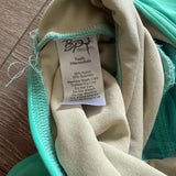 BP Designs, Mesh Details Open Back Leotard in Mint Green, Child 6/7 - Final Sale