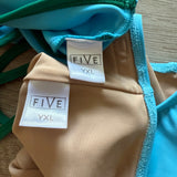 Five Dancewear, Jude Bra and Briefs Set in Tide Pool Blue, YXL Child 10 - Final Sale